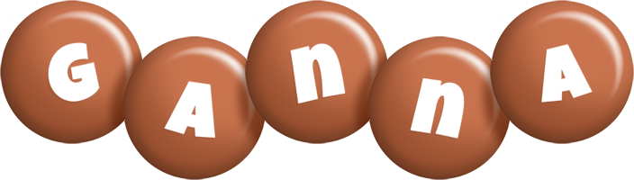 Ganna candy-brown logo