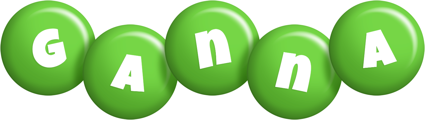 Ganna candy-green logo