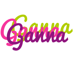 Ganna flowers logo