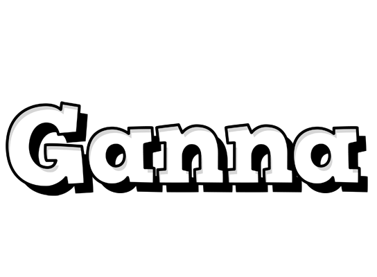 Ganna snowing logo