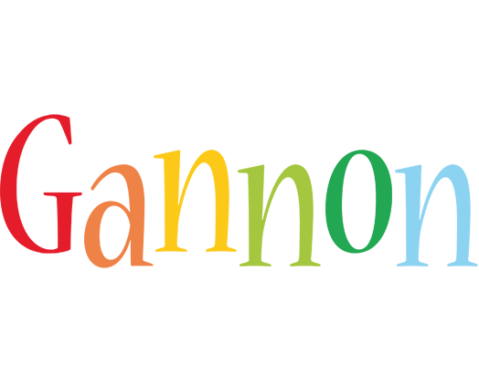 Gannon birthday logo