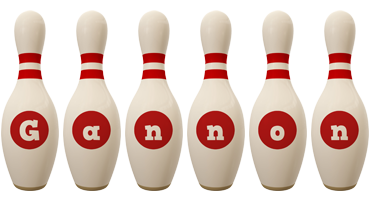 Gannon bowling-pin logo