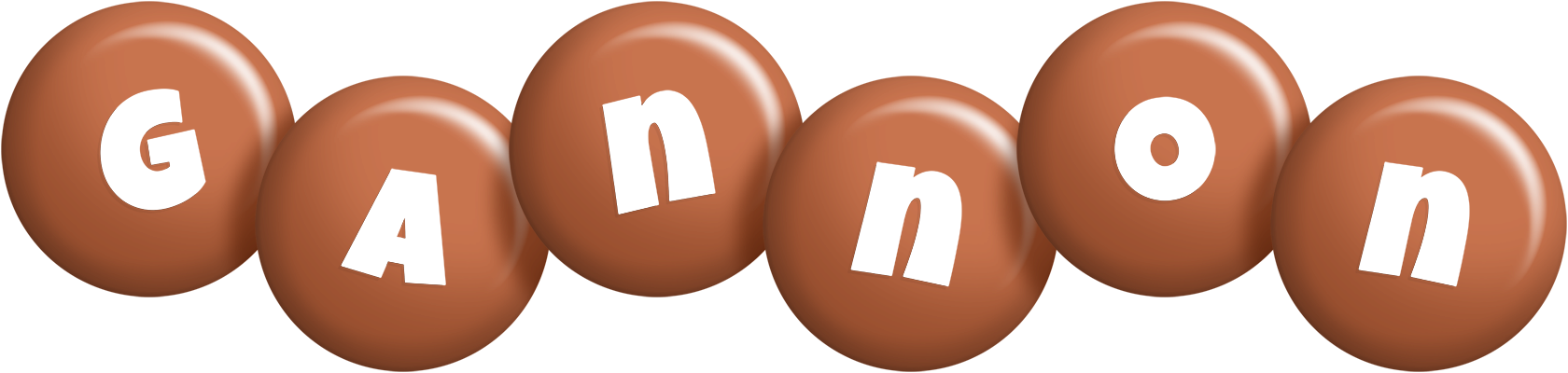 Gannon candy-brown logo