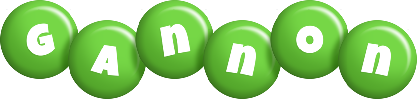 Gannon candy-green logo