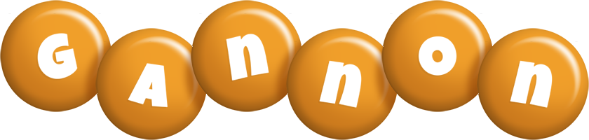 Gannon candy-orange logo