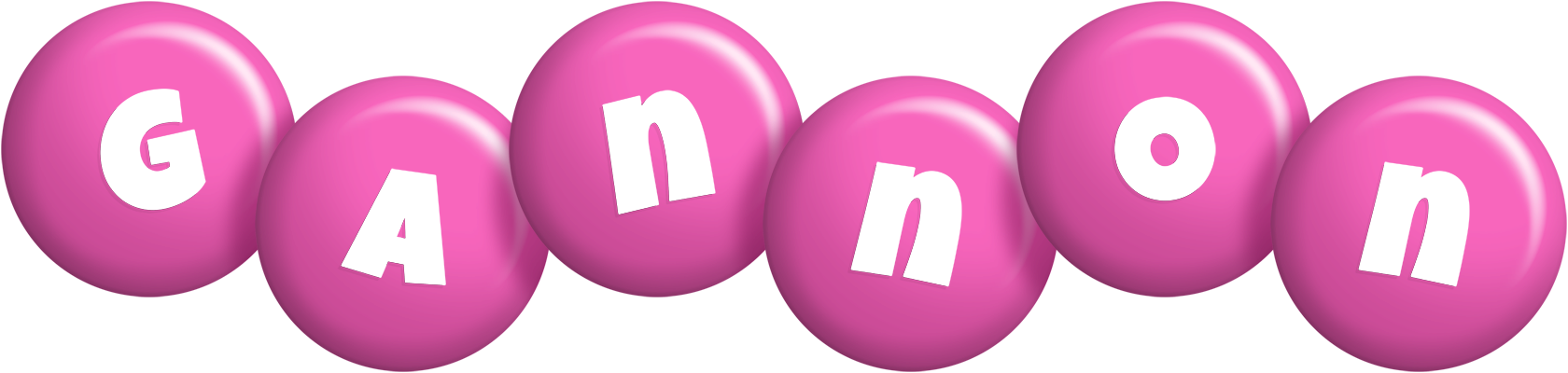 Gannon candy-pink logo