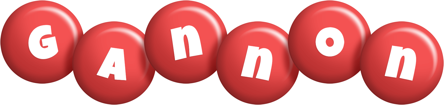 Gannon candy-red logo