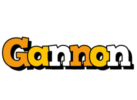 Gannon cartoon logo