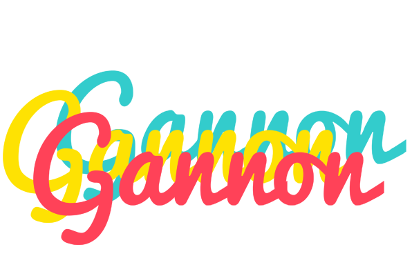 Gannon disco logo
