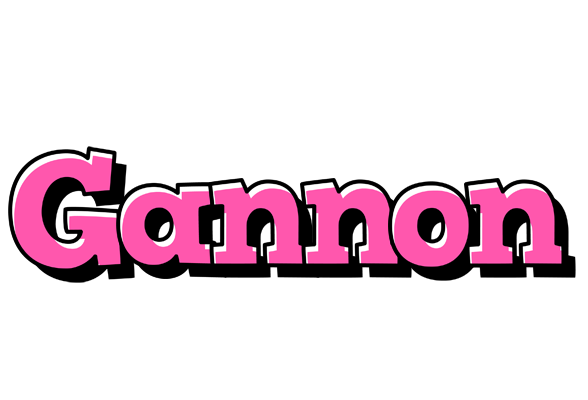 Gannon girlish logo