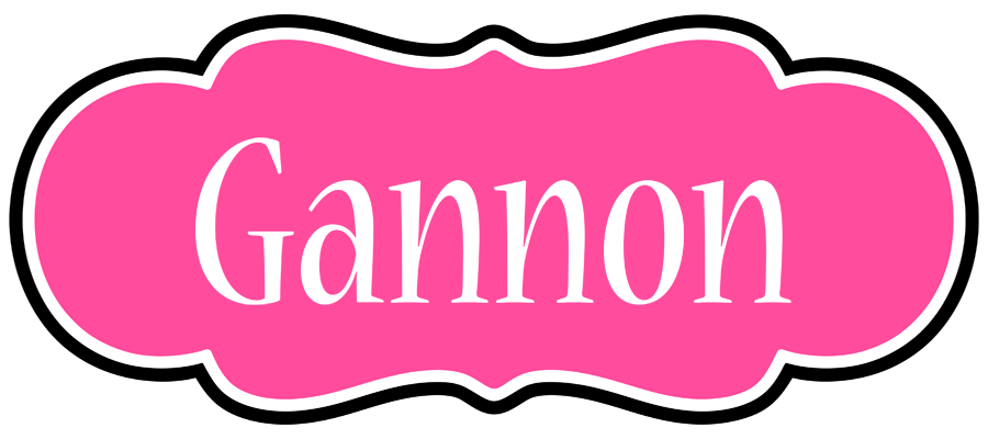 Gannon invitation logo