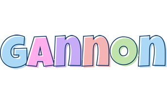 Gannon pastel logo