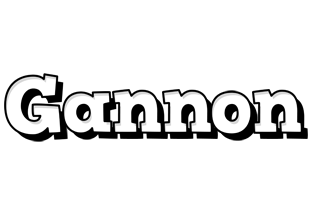 Gannon snowing logo