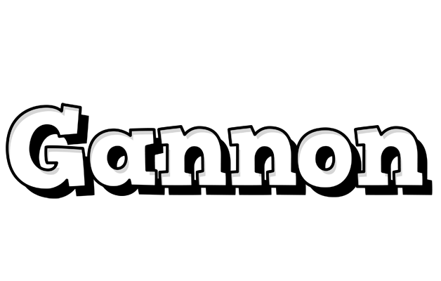 Gannon snowing logo