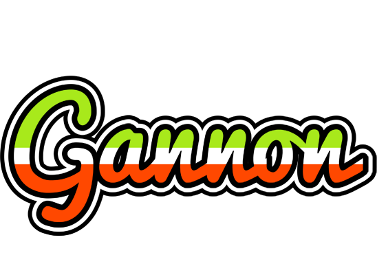 Gannon superfun logo