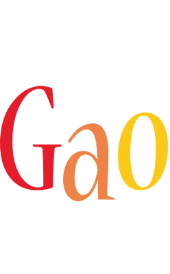 Gao birthday logo
