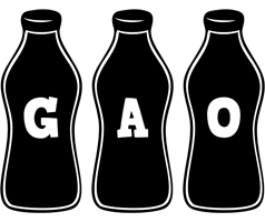 Gao bottle logo