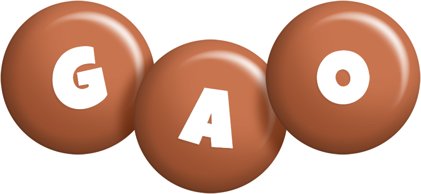 Gao candy-brown logo