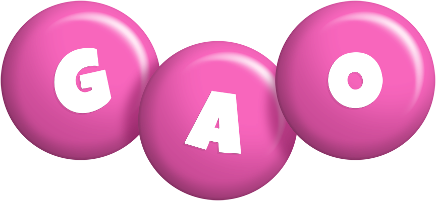 Gao candy-pink logo
