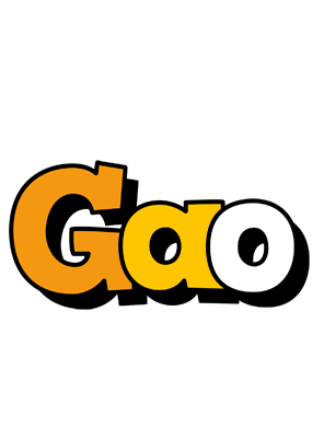 Gao cartoon logo