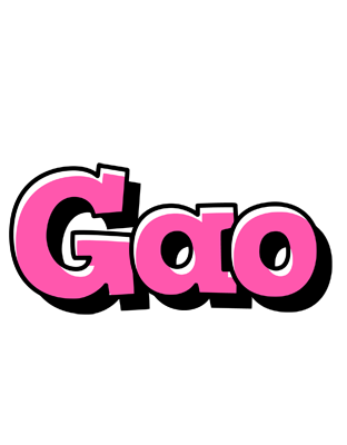 Gao girlish logo