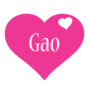 Gao love-heart logo