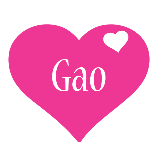 Gao love-heart logo