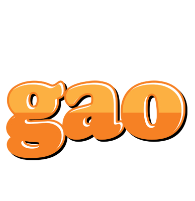 Gao orange logo