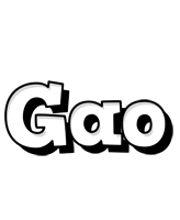 Gao snowing logo