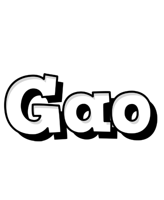 Gao snowing logo