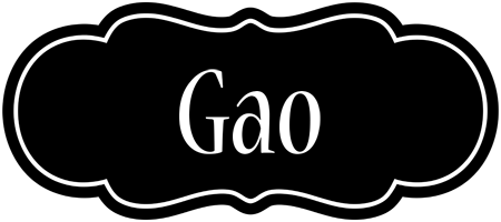 Gao welcome logo