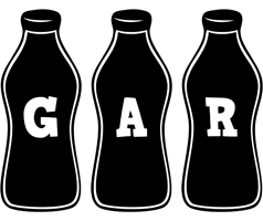 Gar bottle logo