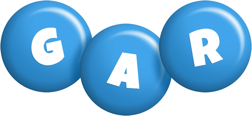Gar candy-blue logo