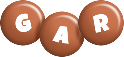 Gar candy-brown logo