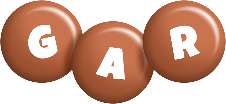 Gar candy-brown logo
