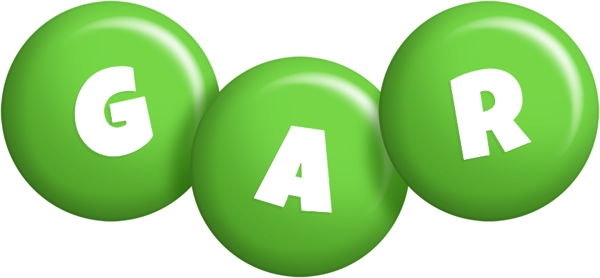 Gar candy-green logo