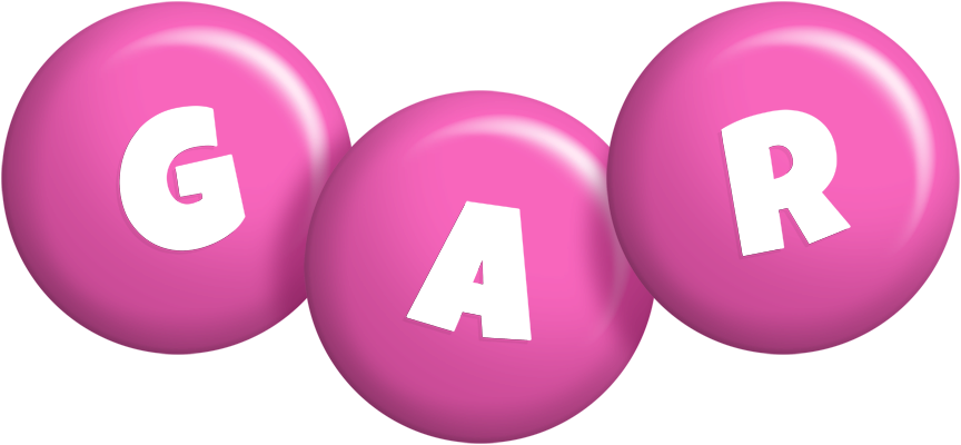 Gar candy-pink logo