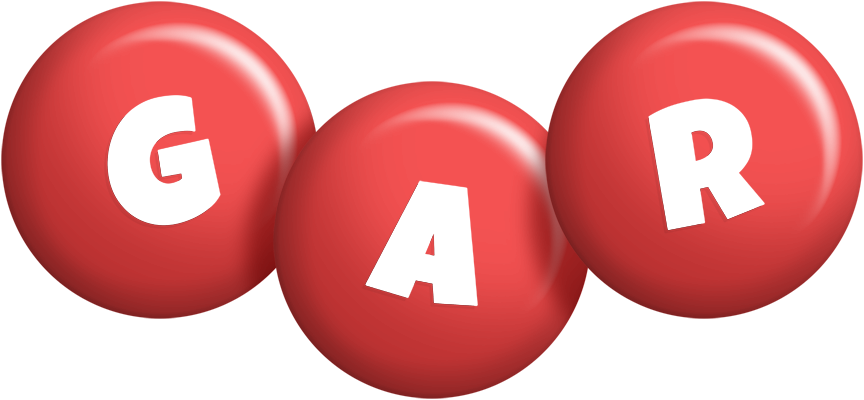 Gar candy-red logo