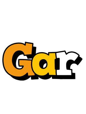 Gar cartoon logo