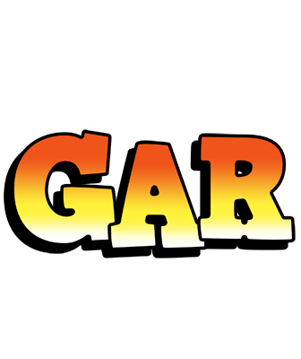 Gar sunset logo