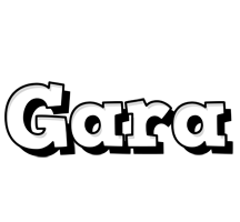 Gara snowing logo