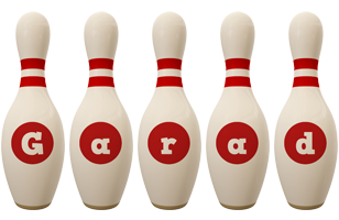 Garad bowling-pin logo