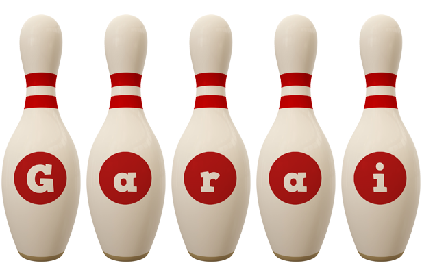 Garai bowling-pin logo