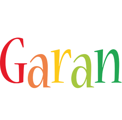 Garan birthday logo