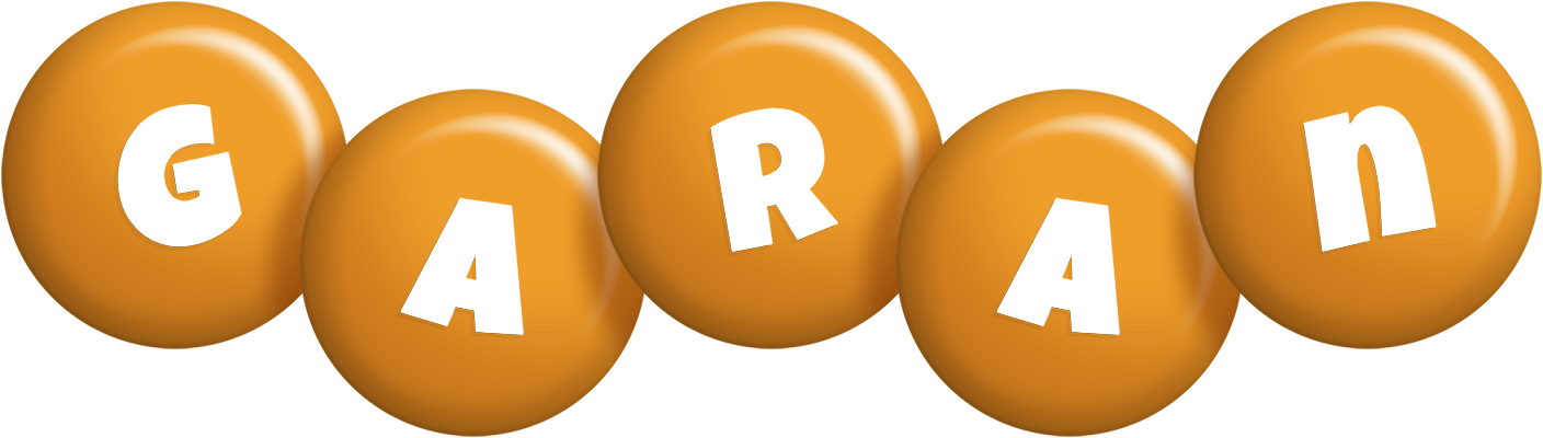 Garan candy-orange logo