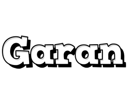 Garan snowing logo