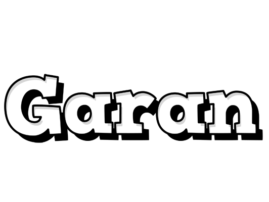 Garan snowing logo