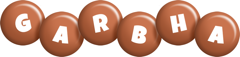 Garbha candy-brown logo