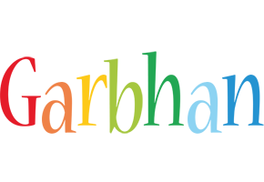 Garbhan birthday logo