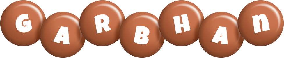 Garbhan candy-brown logo